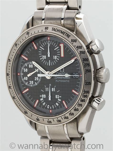 omega speedmaster schumacher 2001|Schumacher Omega Speedmaster vintage.